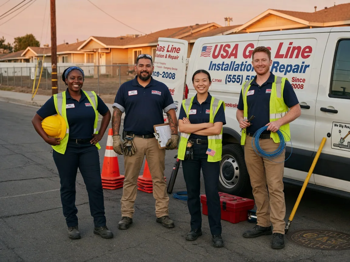 Gas Line Installation company in Spade, TX